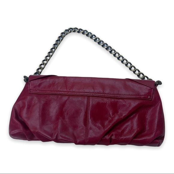 HOBO INTERNATIONAL | Leather Bow Clutch With Chain - Picture 7 of 9